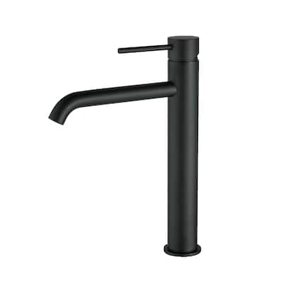 Single-Handle Deck-Mounted Bathroom Sink Faucet
