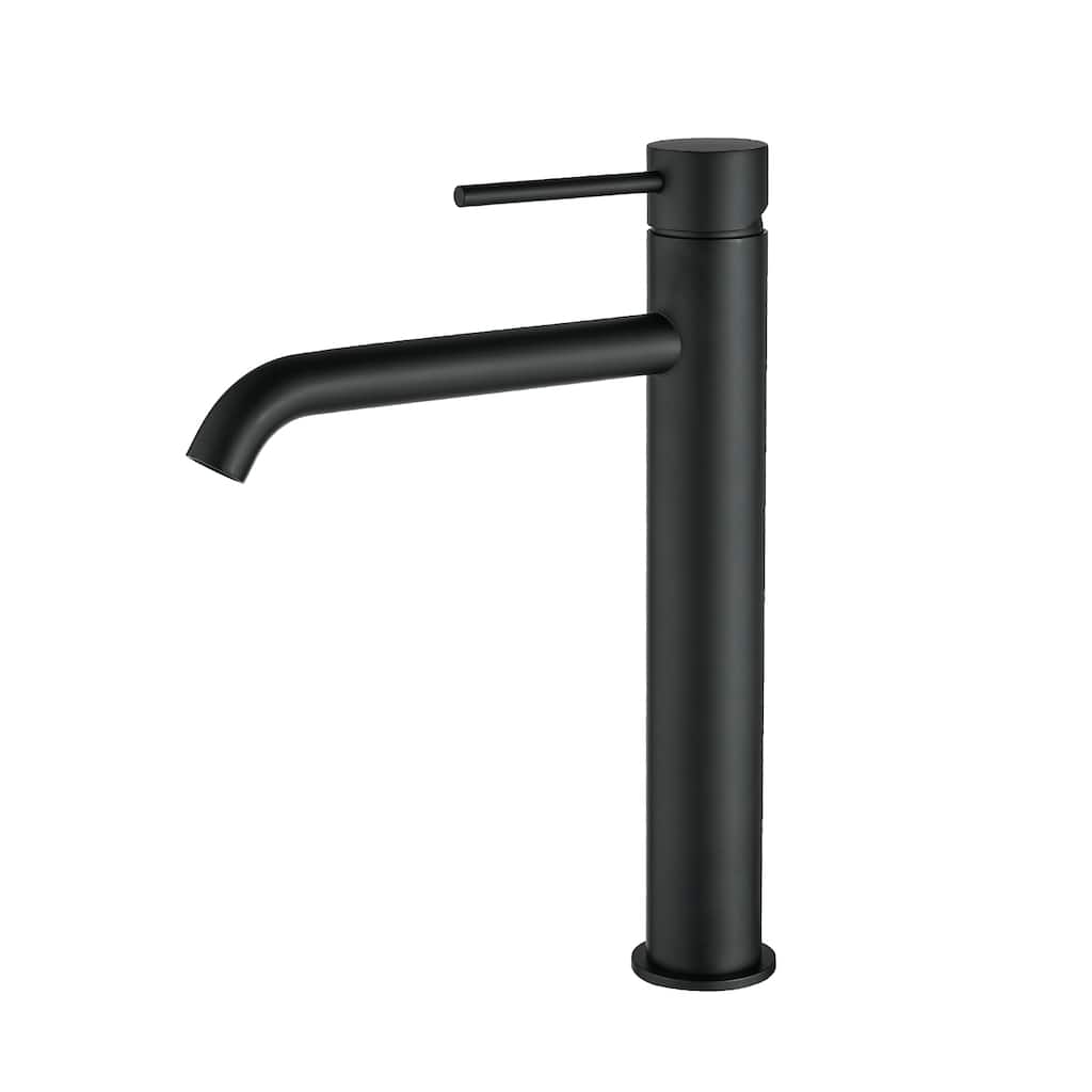 Single-Handle Deck-Mounted Bathroom Sink Faucet
