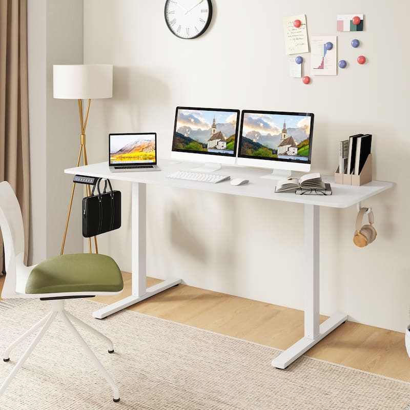 Electric Standing Desk with Memory Heights and Cable Management