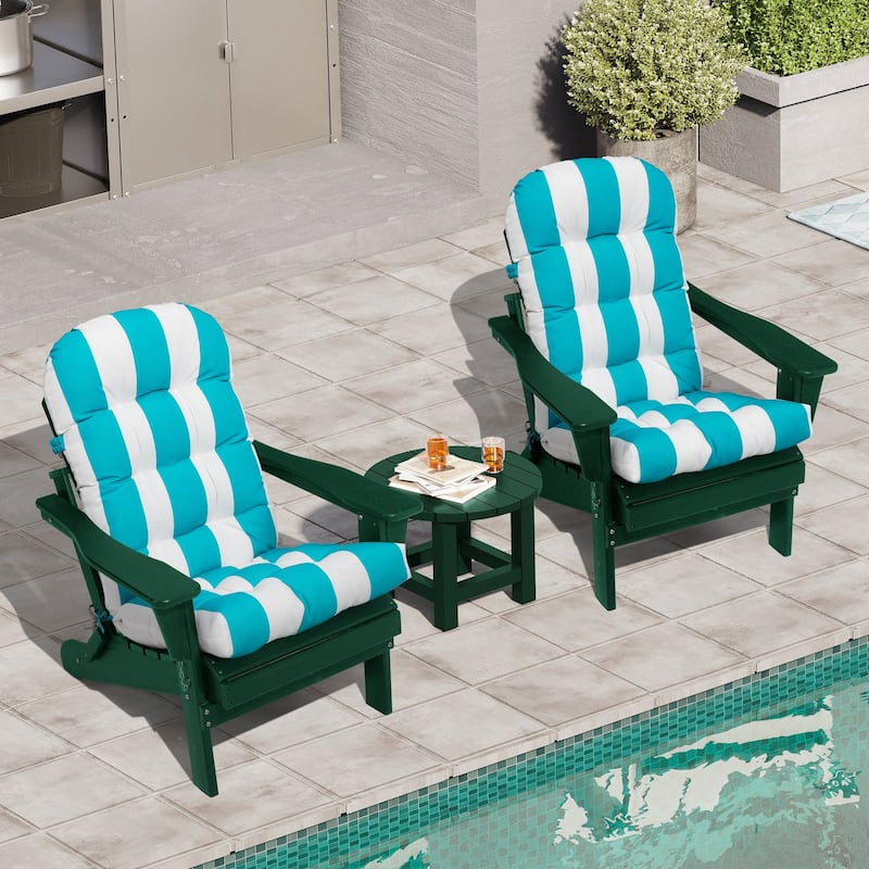 Adirondack Style Patio Outdoor Chair Cushion for Adirondack Chair or Lounge Rocking Chair - See picture