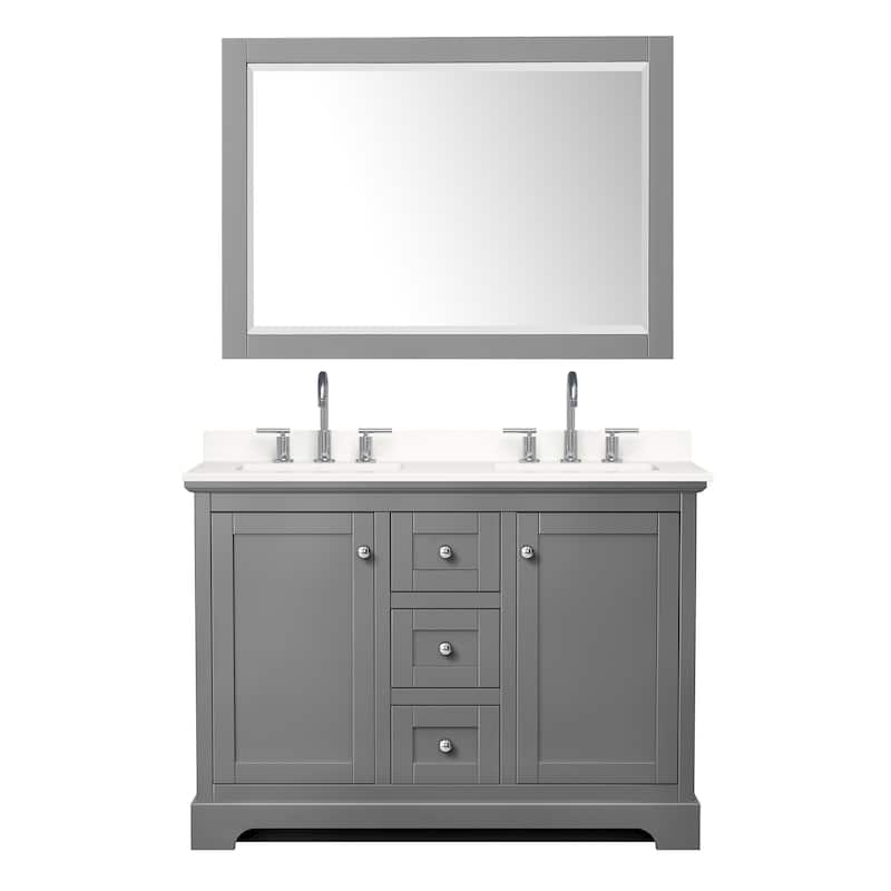 Wyndham Collection WCV232348D-QTZ-US3M46 Avery 48" Free Standing