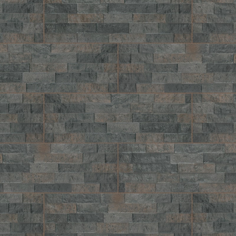 Merola Tile Irazu Antracita 7-7/8" x 23-1/2" Porcelain Wall Tile