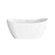 Option Glossy White with Chrome Trim