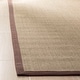 preview thumbnail 49 of 87, SAFAVIEH Natural Fiber Urbana Casual Border Sisal Rug