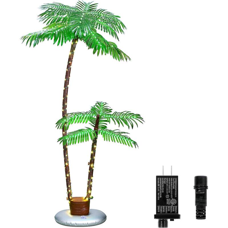 Lighted Palm Tree 6' for Outside Patio Yard Party Pool