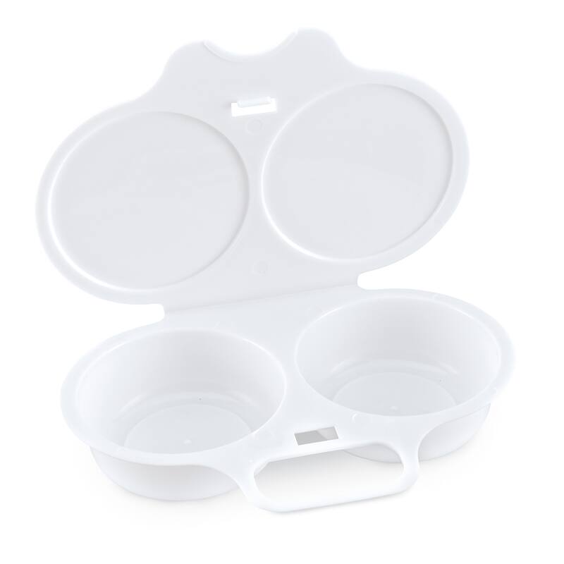 Microwave Double Egg Poacher, Dishwasher Safe - 6.25 x 1.31 x 4.5