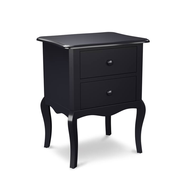 Hoa Traditional Solid Wood 2-Drawer Nightstand by Furniture of America