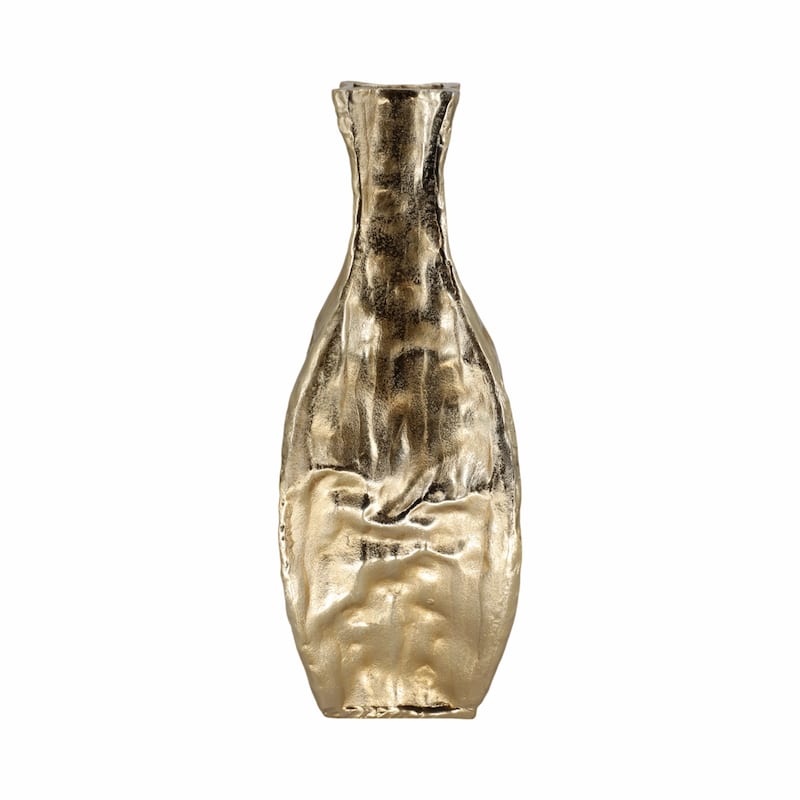 Aluminum Decorative Vase Minimalist Geometric Sculptural Modern Accent