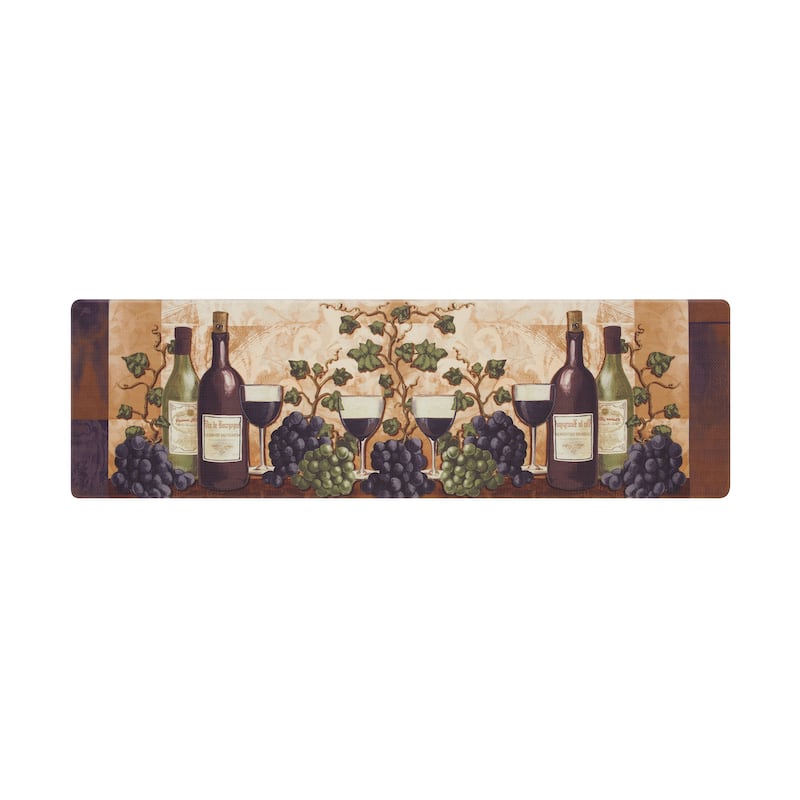 Cabernet Wine Novelty Anti-Fatigue Kitchen Wellness Mat