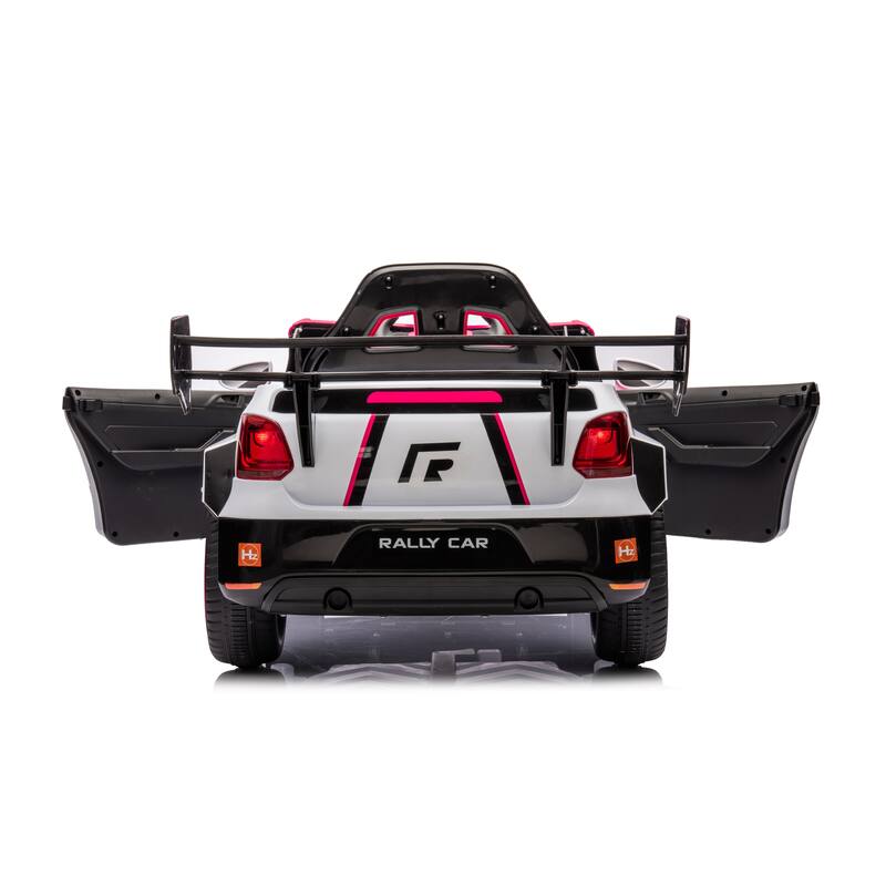 12V Kids Ride-On Car with Remote Control, Dual Drive 20W Motors, Music & Lights, Safety Belt, 4-Wheel Suspension, for Ages 5-8