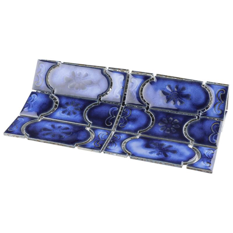 Merola Tile Montego Sapphire 12" x 12-1/2" Porcelain Floor and Wall Tile