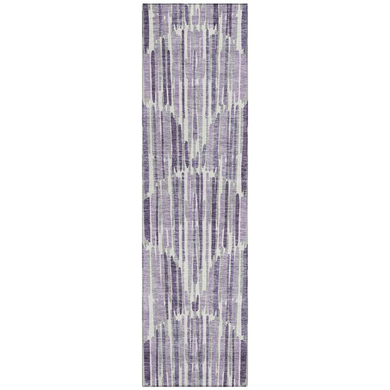Machine Washable Indoor/ Outdoor Chantille Abstract Watercolor Rug