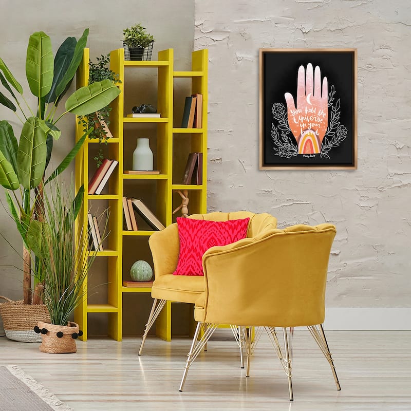 Stupell Universe In Your Hand Framed Floater Canvas Wall Art Design By Mandy Ford Art + Illustration