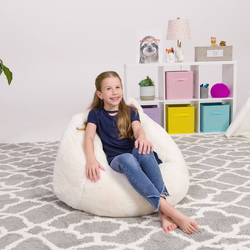Bean Bag, Soft and Cozy Animal Bean Bag Chair - Child Proof Closure