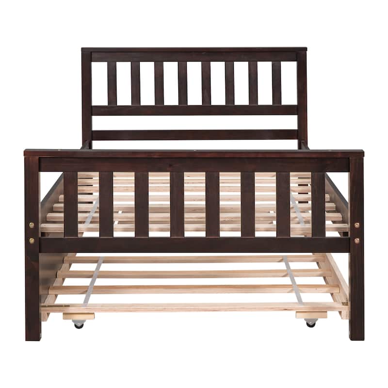 Twin Bed with Trundle,includes headboard and footboard