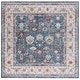preview thumbnail 16 of 112, SAFAVIEH Lauren Ralph Lauren Lefka Rug 6'7" Square - Navy Blue/Ivory - Square