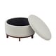 preview thumbnail 7 of 16, Christopher Knight Home - Modern Fabric Storage Ottoman with Wooden Legs