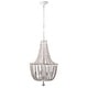 preview thumbnail 4 of 7, Samsa 16 Inch Bohemian Style Antique White Pendant Chandelier 4-Light