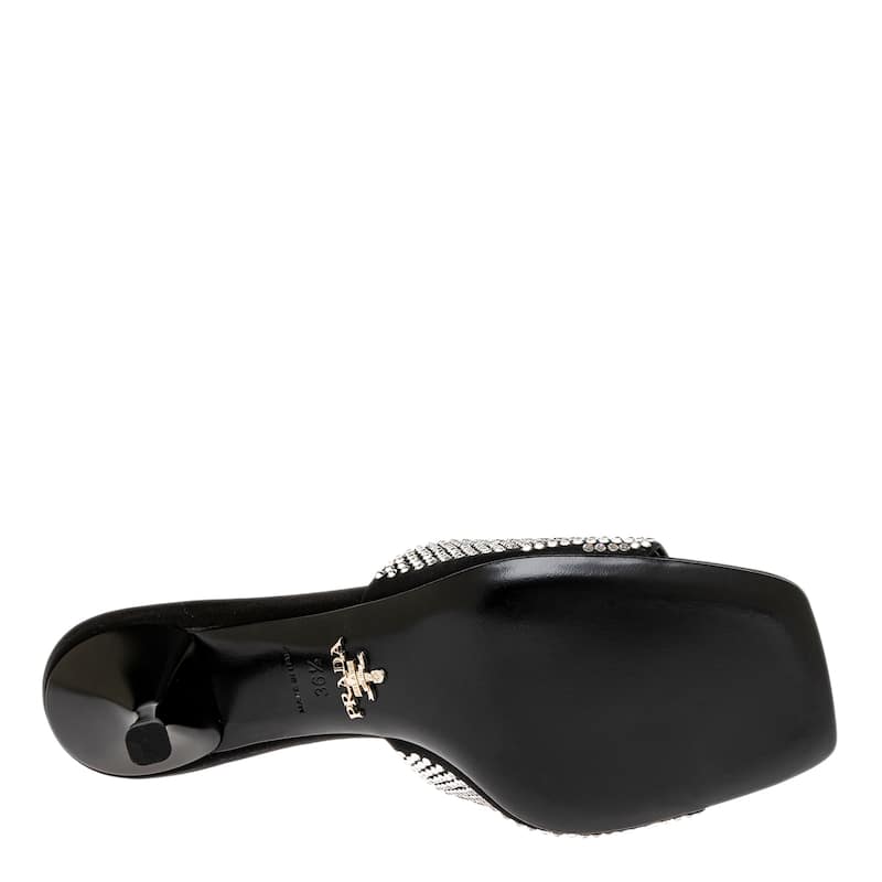 Prada Crystal Embellished Mules