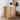 Modern Arched 3 Drawers Nightstand with Charging Station, Side Table
