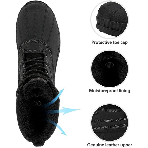 nortiv 8 men's 170410 waterproof winter snow boots