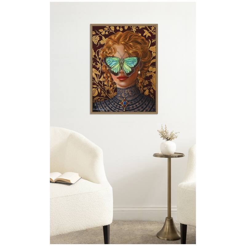 Kate and Laurel Cassandra by Charlotte Brindley Framed Canvas Wall Art Print