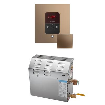 Mr Steam R05C10BJ0000 Ms Itempo Square Package 5 kW (5000 W) Steam - Nouveau Bronze