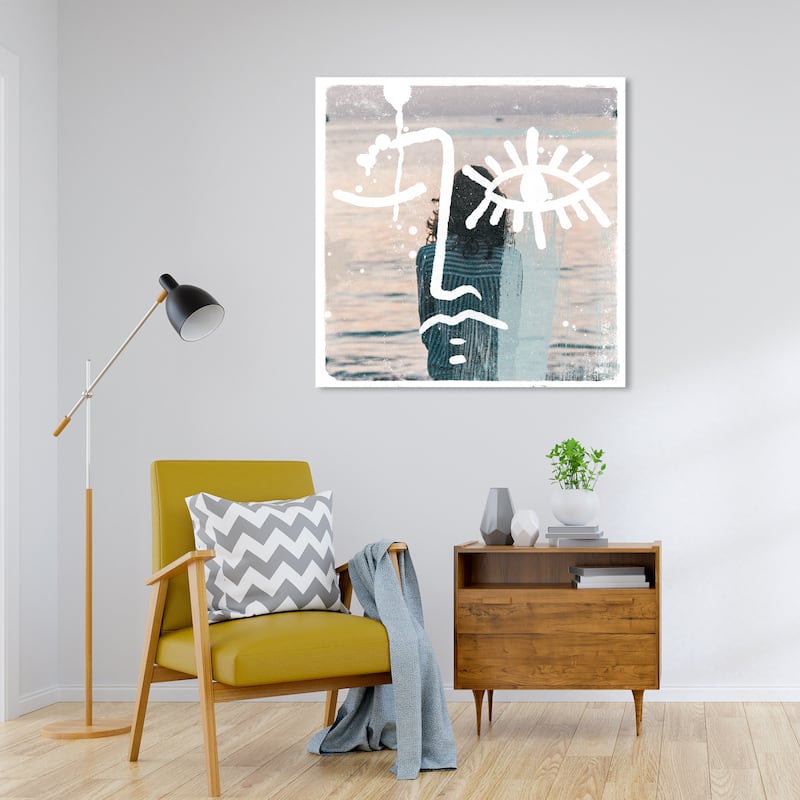 Wynwood Studio Canvas Nautical and Coastal Ocean Breeze White and Modern & Contemporary Wall Art Canvas Print - 30 x 30