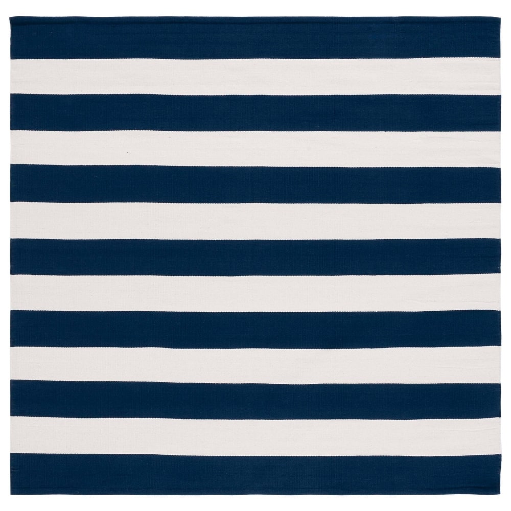 SAFAVIEH Handmade Montauk Geltrude Stripe Cotton Flatweave Rug