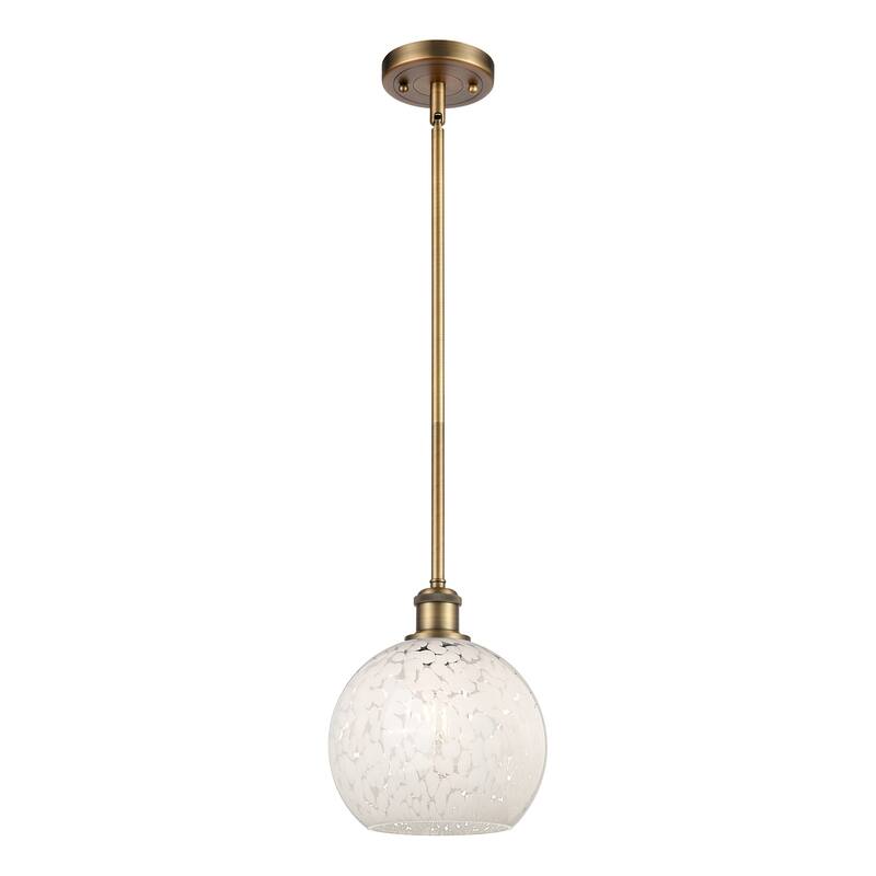 Innovations Lighting 516-1S-10-8 White Mouchette Pendant White