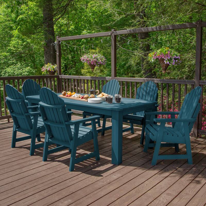 HIGHWOOD Hamilton Adirondack 7-Piece Outdoor Dining Height Set