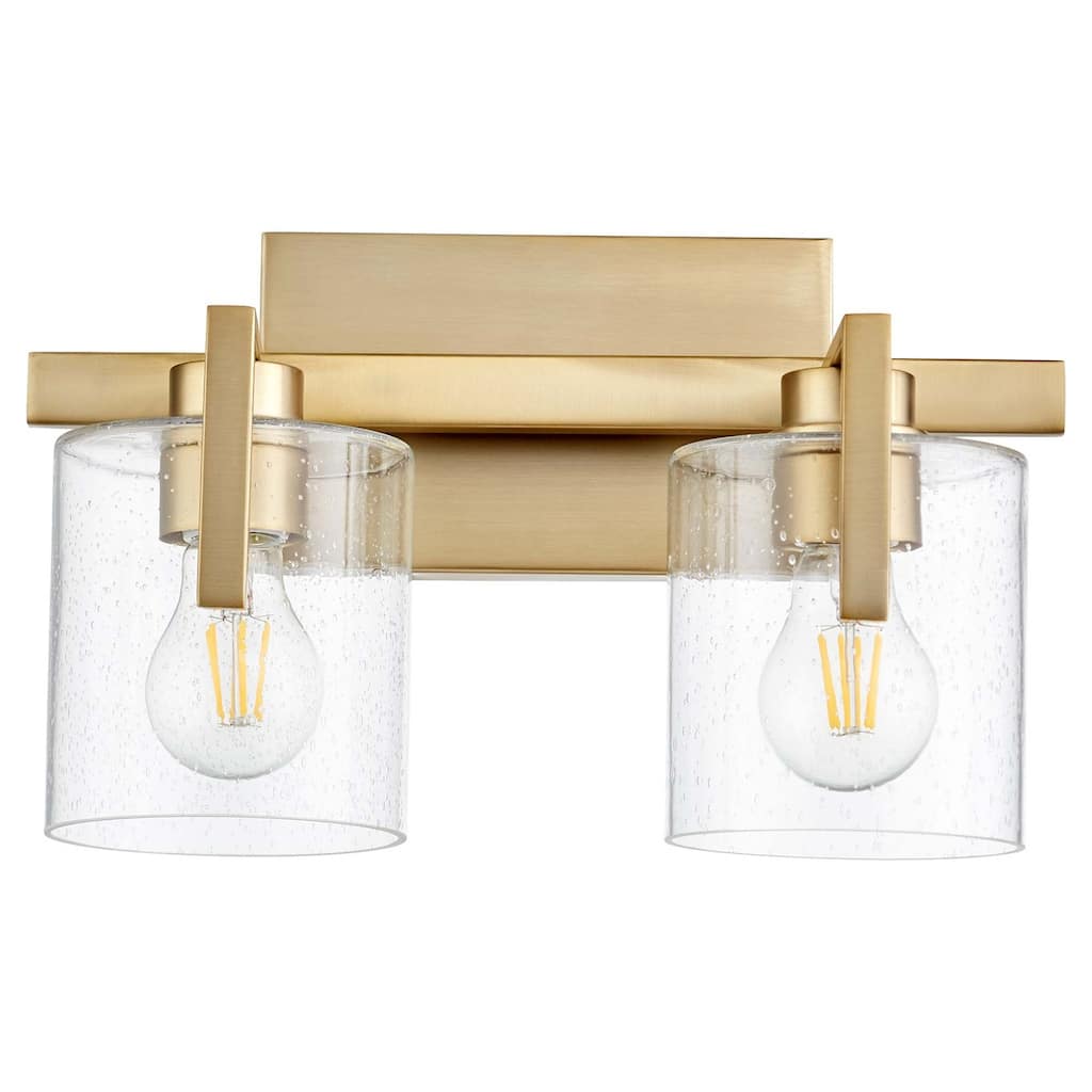 Quorum International 5190-2 Fort Worth 2 Light 14" Wide Vanity Light