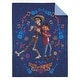 preview thumbnail 2 of 3, Disney Coco Navy, Orange, and Light Blue, Seize Your Moment 4 Piece Toddler Bed Set
