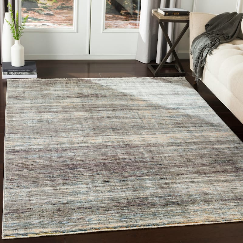 Eliott Contemporary Medium Grey Area Rug - 7' 10" x 10' 3" - 7' 10" x 10' 3" - Grey