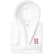 preview thumbnail 9 of 78, Sweet Kids 100% Polyester SUPER PLUSH Double Brushed Hooded Bathrobe with Pink Bookman Monogram H - Large