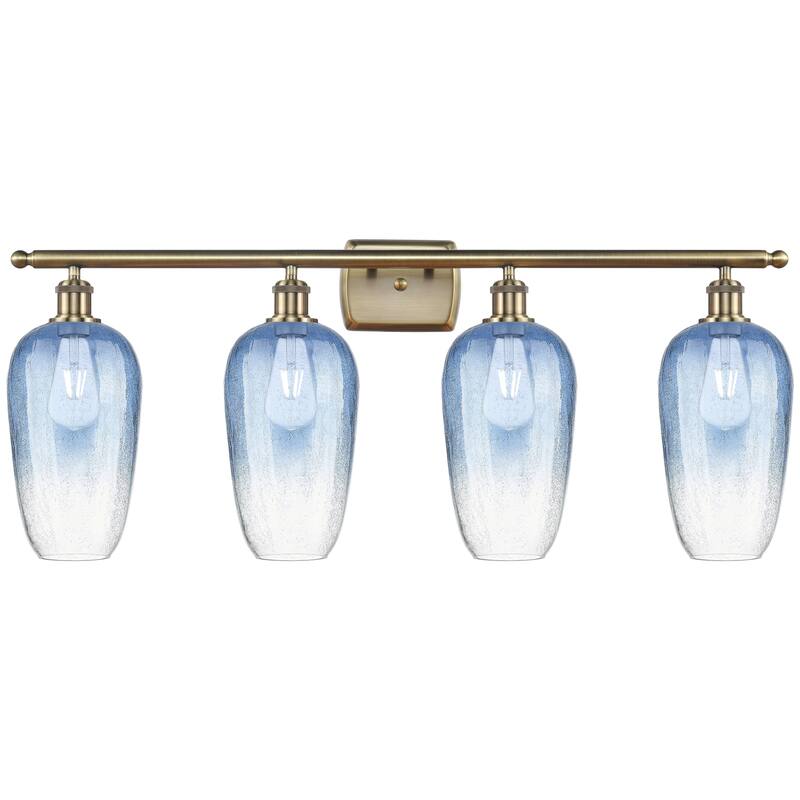 Innovations Lighting Endless Possibilities Ballston - Brookhaven Flute - 4 Light 37" Bath Vanity Light