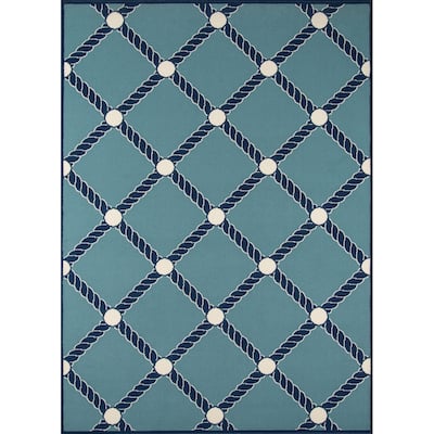 Momeni Baja Nautical Rope Indoor Outdoor Rug