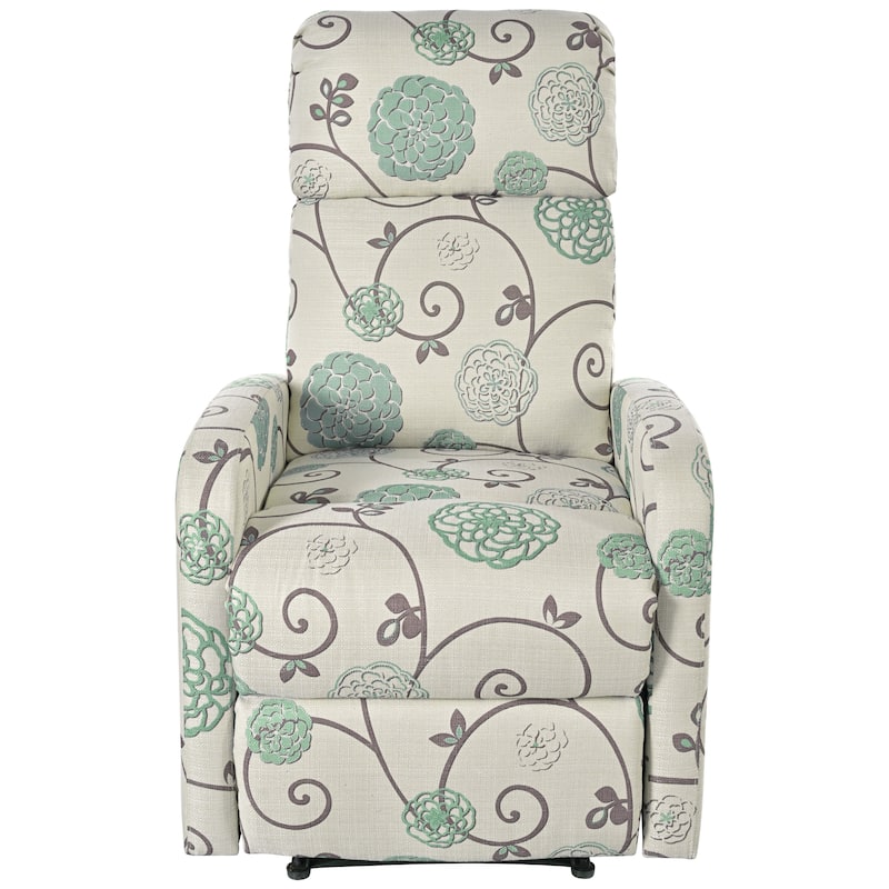 Modern Lounge Chaise Chair, Home Theater Manual Recliner Chair, Accent Chair with Three Adjustable Angles