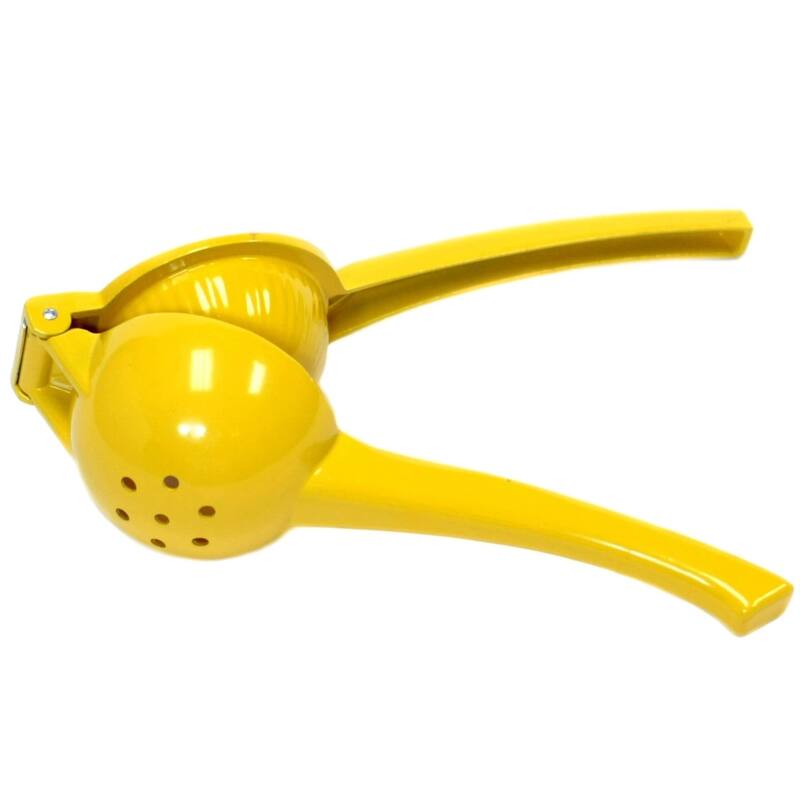 Chef Craft Aluminum Lime / Lemon Squeezer, Yellow - Yellow