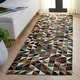 preview thumbnail 2 of 8, SAFAVIEH Handmade Studio Leather Jurga Contemporary Leather Rug