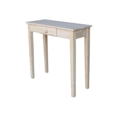 The Gray Barn Moonshine Unfinished Single-drawer Hall Table