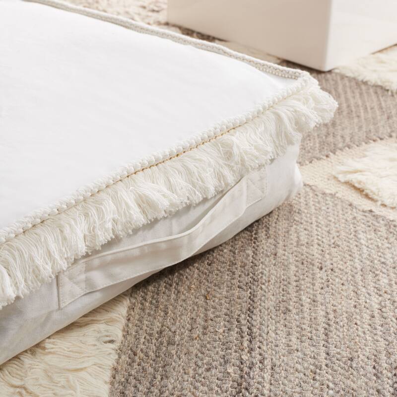 SAFAVIEH Couture Biggi Floor Pillow - Ivory - 22Wx22L