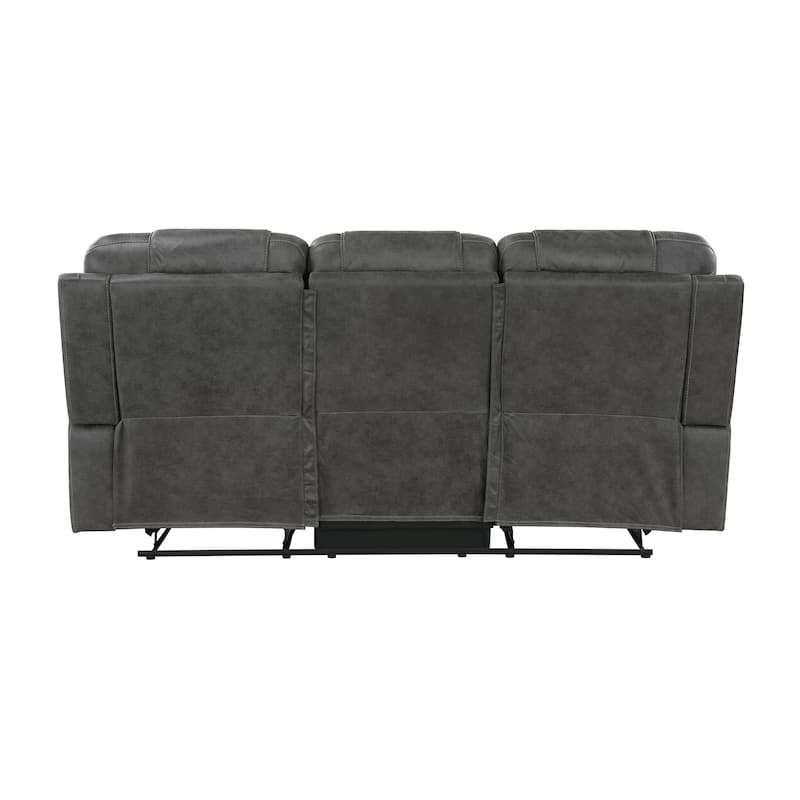Fremont & Park Gerald 2-Piece Microfiber Manual Reclining Sofa Set - Tab Pull Motion