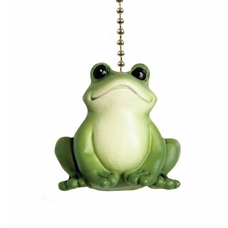Little Green Froggy Friend Frog Ceiling Fan Pull or Light Pull Chain ...