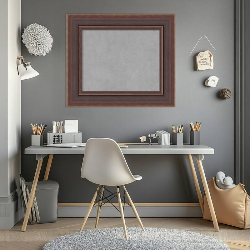 Amanti Art Moab Brown Bronze Framed Magnetic Board