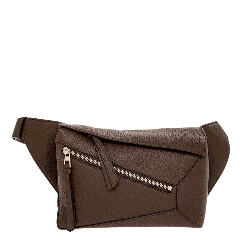 Loewe Men's Puzzle Edge Small Bumbag - Brown