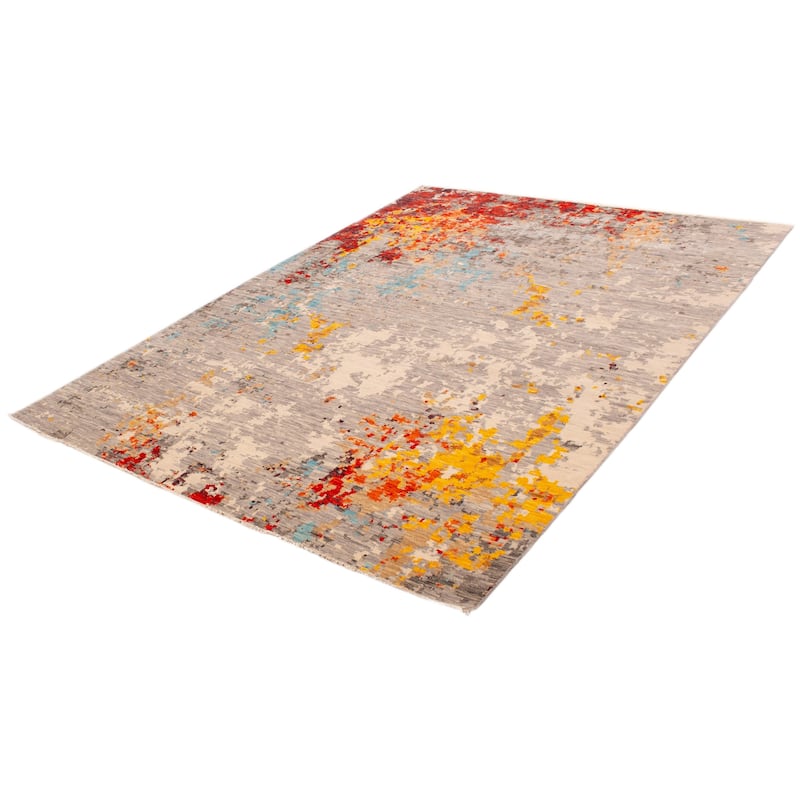 ECARPETGALLERY Hand-knotted Mystique Grey Wool Rug - 9' x 12' 2"