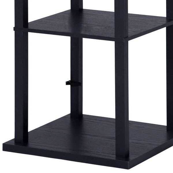 Home & Garden End Table with Shelves Built In Floor ...