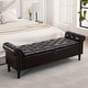preview thumbnail 31 of 74, 67" Velvet Tufted Storage Bench for Bedroom End of Bed with Roll Arms