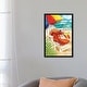 preview thumbnail 3 of 7, iCanvas "Beach Friends - Lobster" by Shari Warren Framed